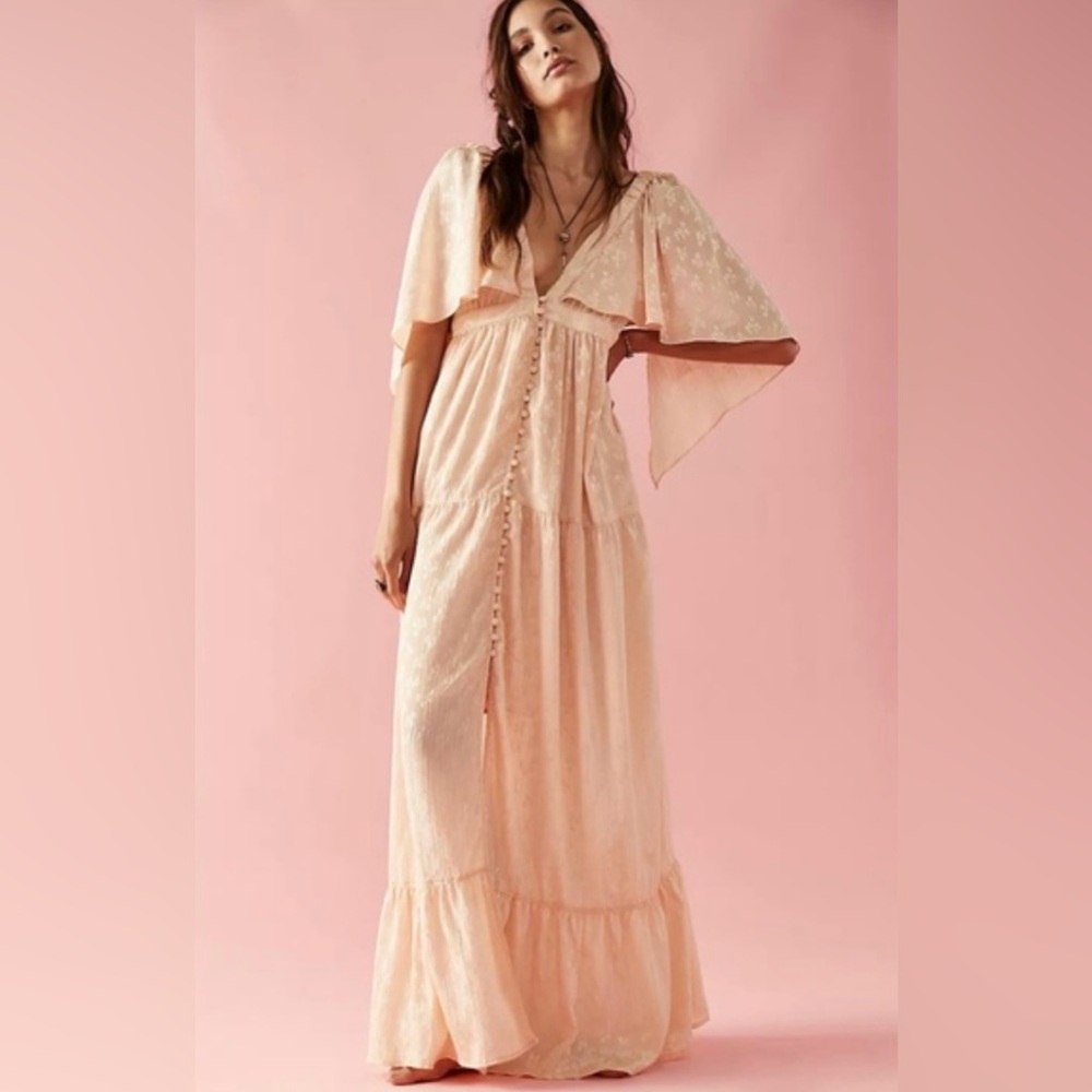 NWT! Free People cha cha maxi dress